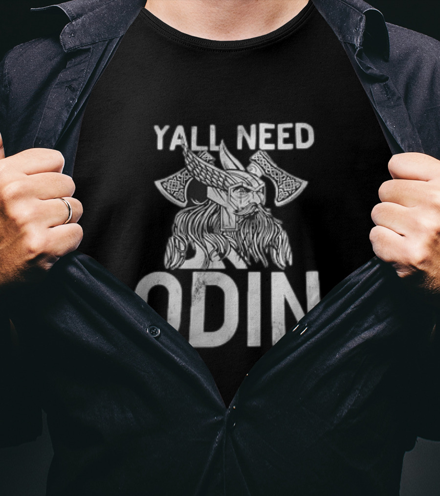 Y’all Need Odin Viking Norse Mythology Axe Symbol T-Shirt