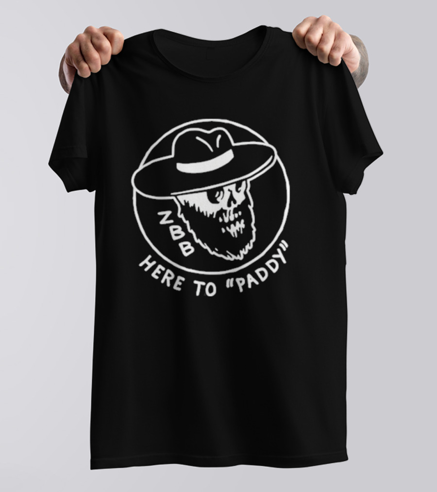 Zacbrownband Zbb NΦD Here To Paddy Skull With Hat T-Shirt