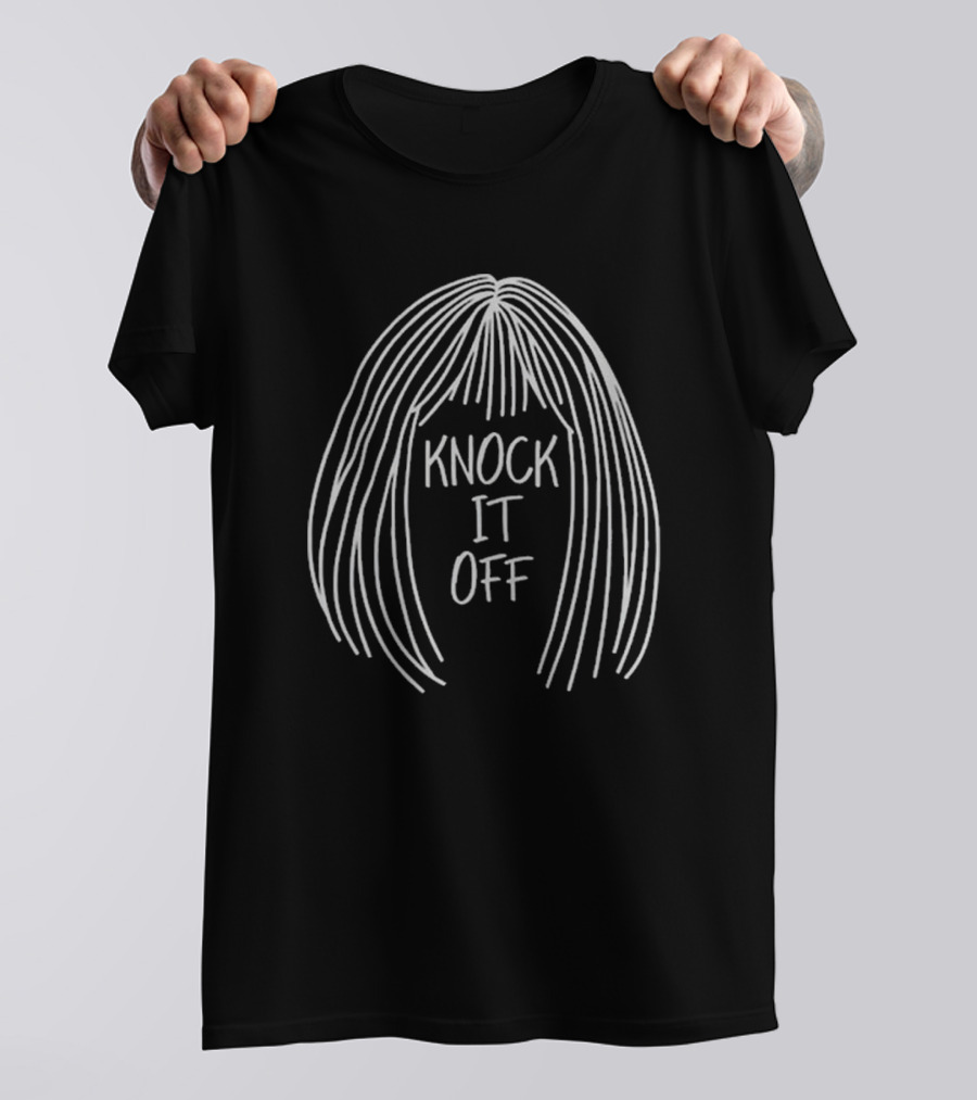 Zachariah Porter Knock It Off Hair Outline T-Shirt