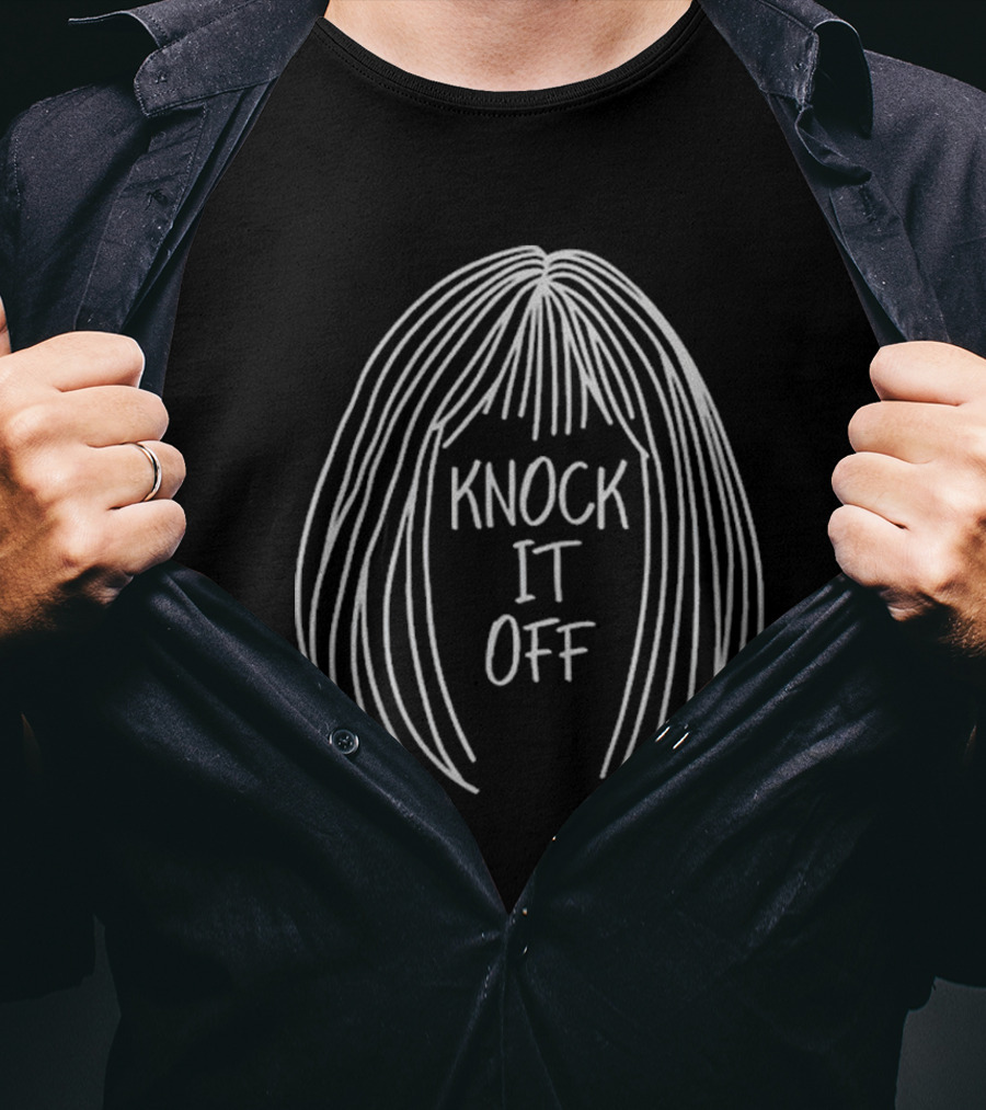 Zachariah Porter Knock It Off Hair Outline T-Shirt