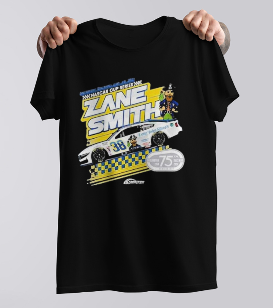NASCAR Cup Series Zane Smith Long John Silver’s Car 75th Race 38 T-Shirt