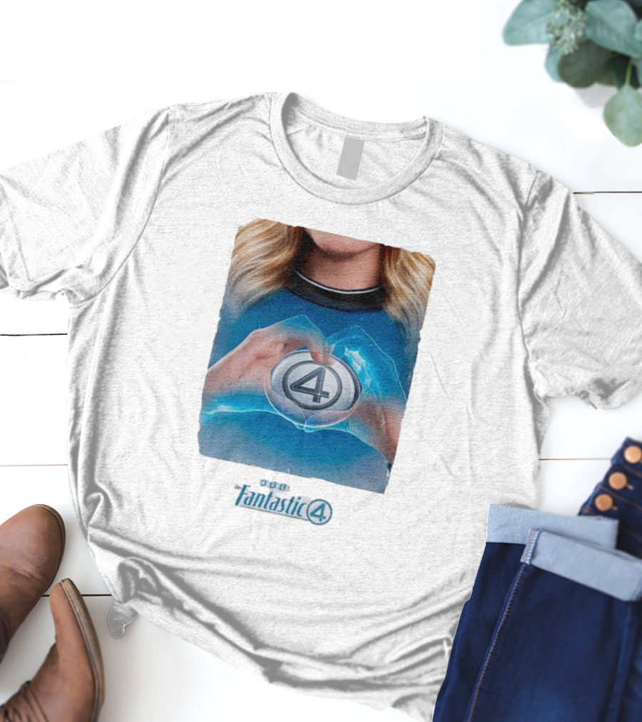 Invisible Woman Marvel Studios Fantastic 4 Emblem T-Shirt