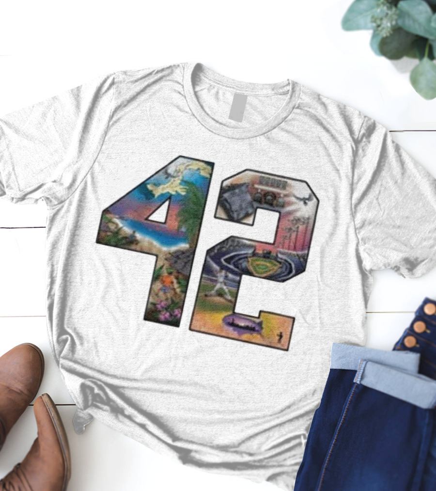 42 Mariano Rivera Foundation Iconic Baseball Imagery T-Shirt