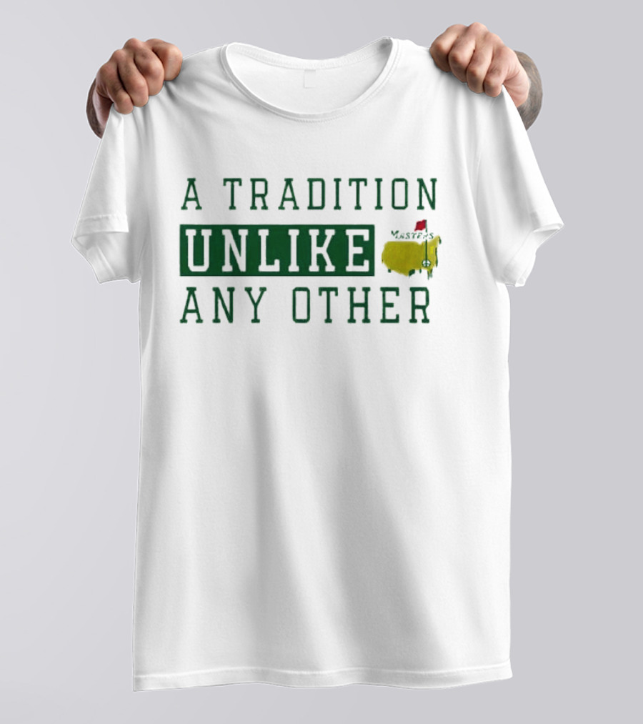 A Tradition Unlike Any Other Masters Golf Tournament Map Symbol T-Shirt