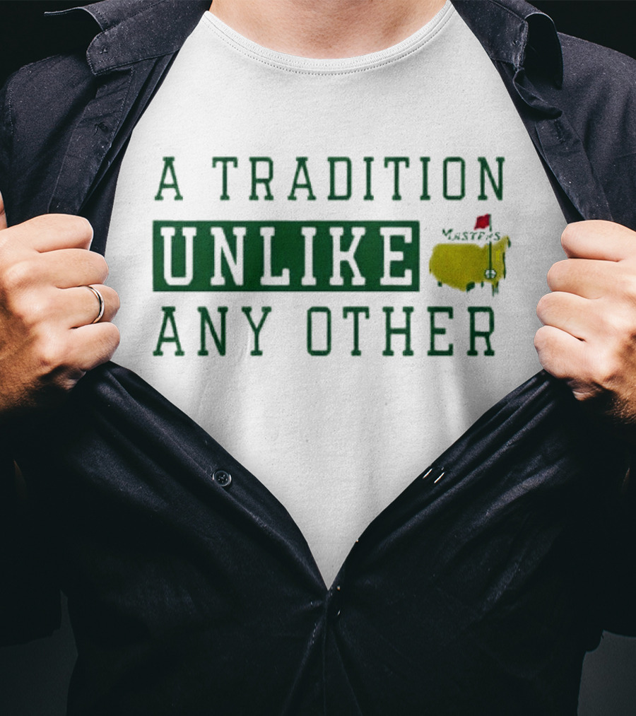 A Tradition Unlike Any Other Masters Golf Tournament Map Symbol T-Shirt