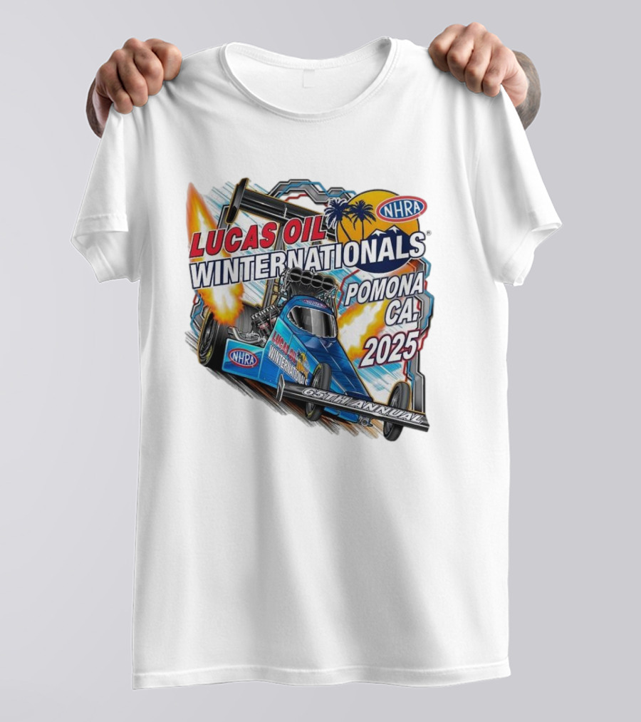 Lucas Oil NHRA Winternationals Pomona CA 2025 65th Annual T-Shirt