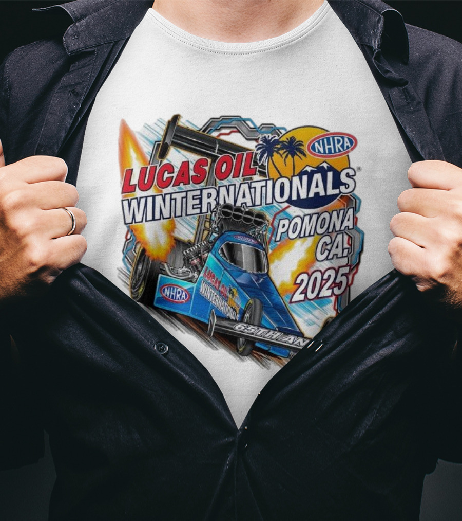 Lucas Oil NHRA Winternationals Pomona CA 2025 65th Annual T-Shirt