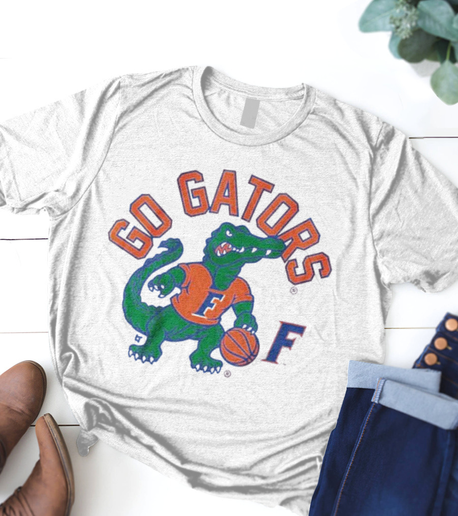 Go Gators Florida Mascot F Basketball T-Shirt