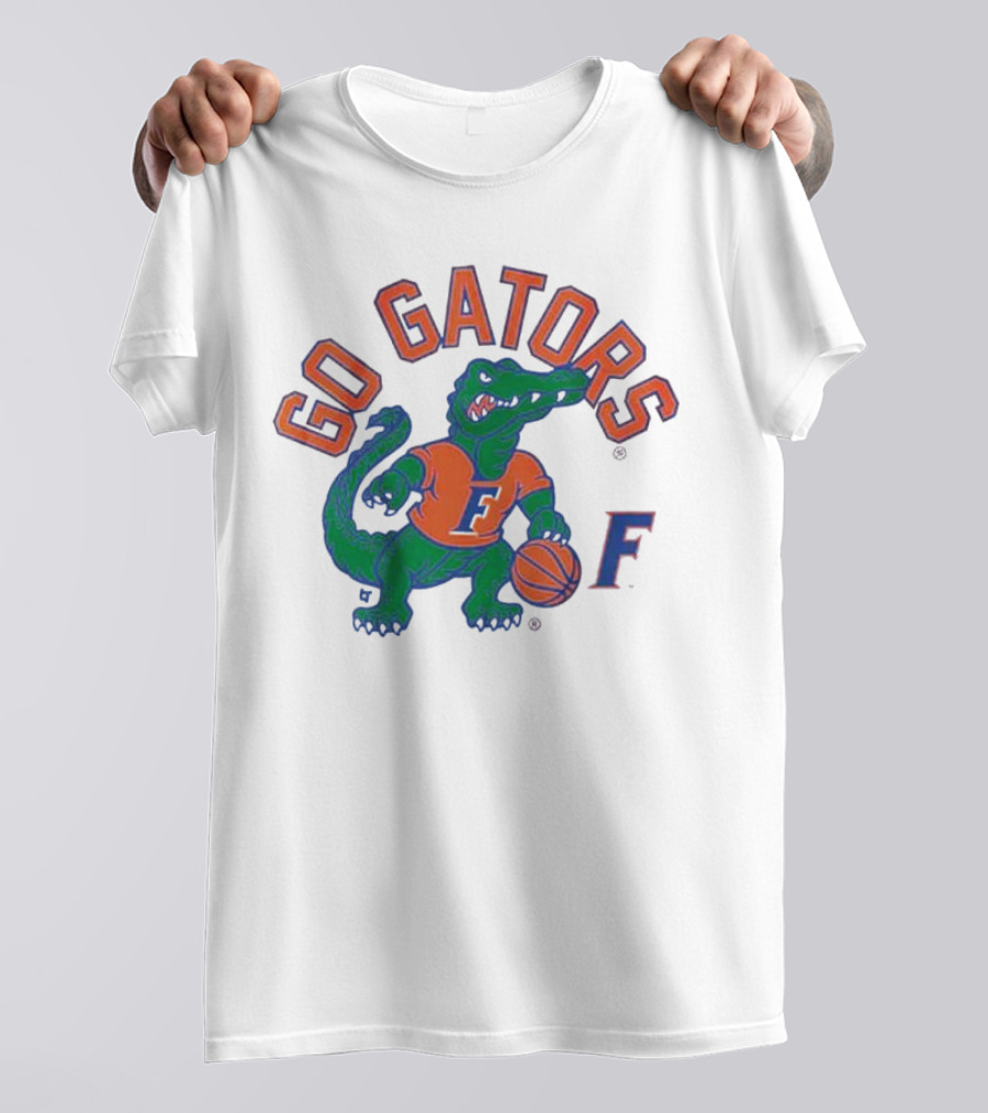 Go Gators Florida Mascot F Basketball T-Shirt
