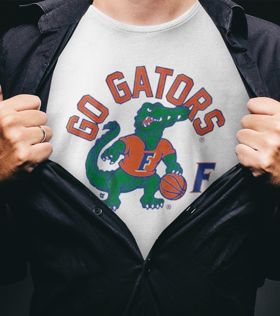 Go Gators Florida Mascot F Basketball T-Shirt