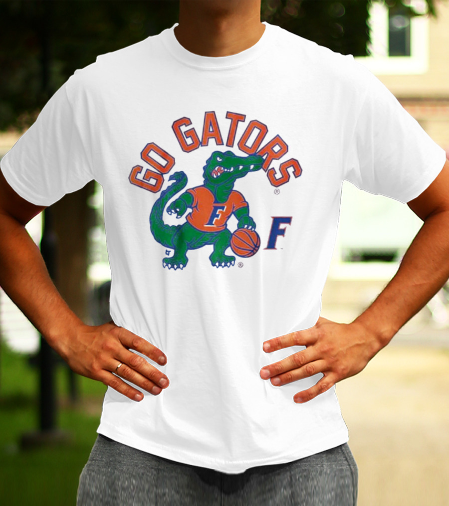 Go Gators Florida Mascot F Basketball T-Shirt