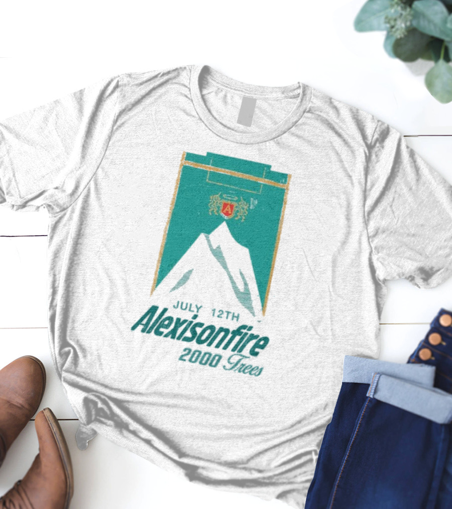 Allotment Trees X Alexisonfire July 12th 2005 Tour T-Shirt