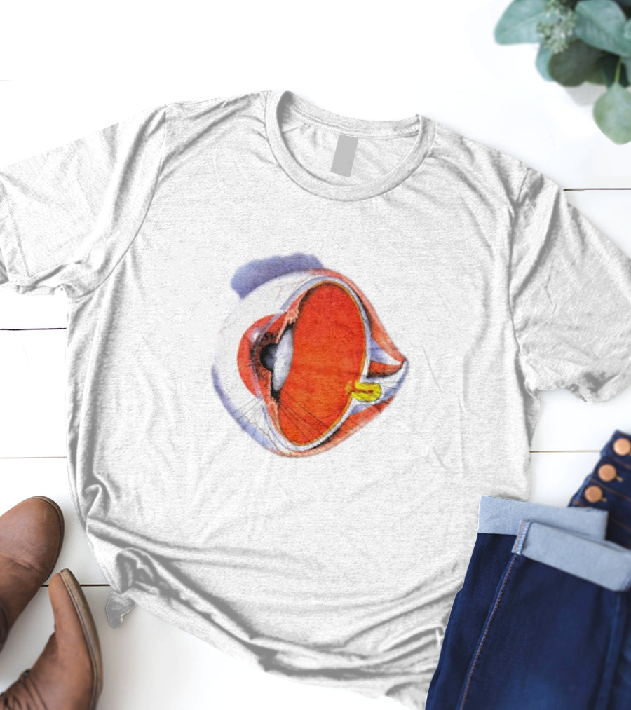 Anatomical Eye Ball Illustration 1991 T-Shirt