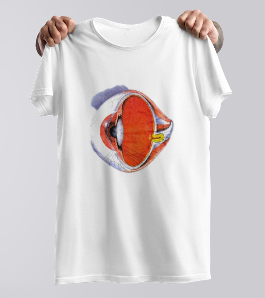 Anatomical Eye Ball Illustration 1991 T-Shirt
