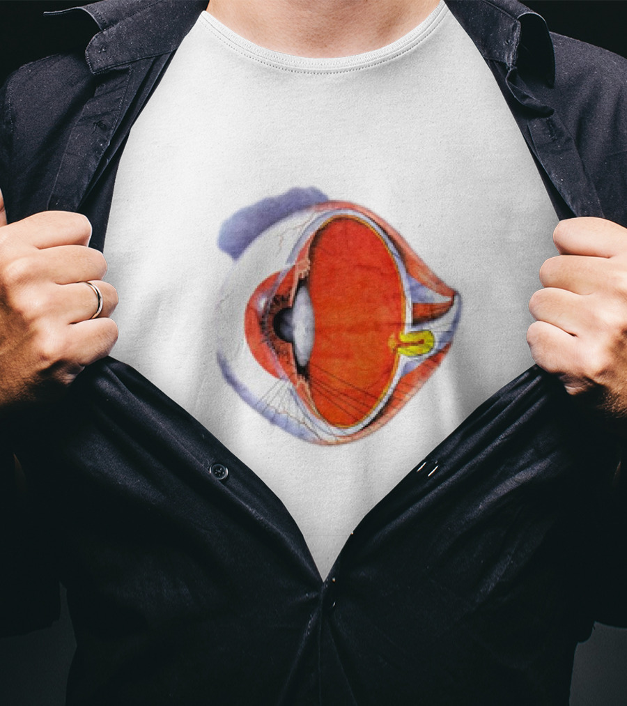 Anatomical Eye Ball Illustration 1991 T-Shirt
