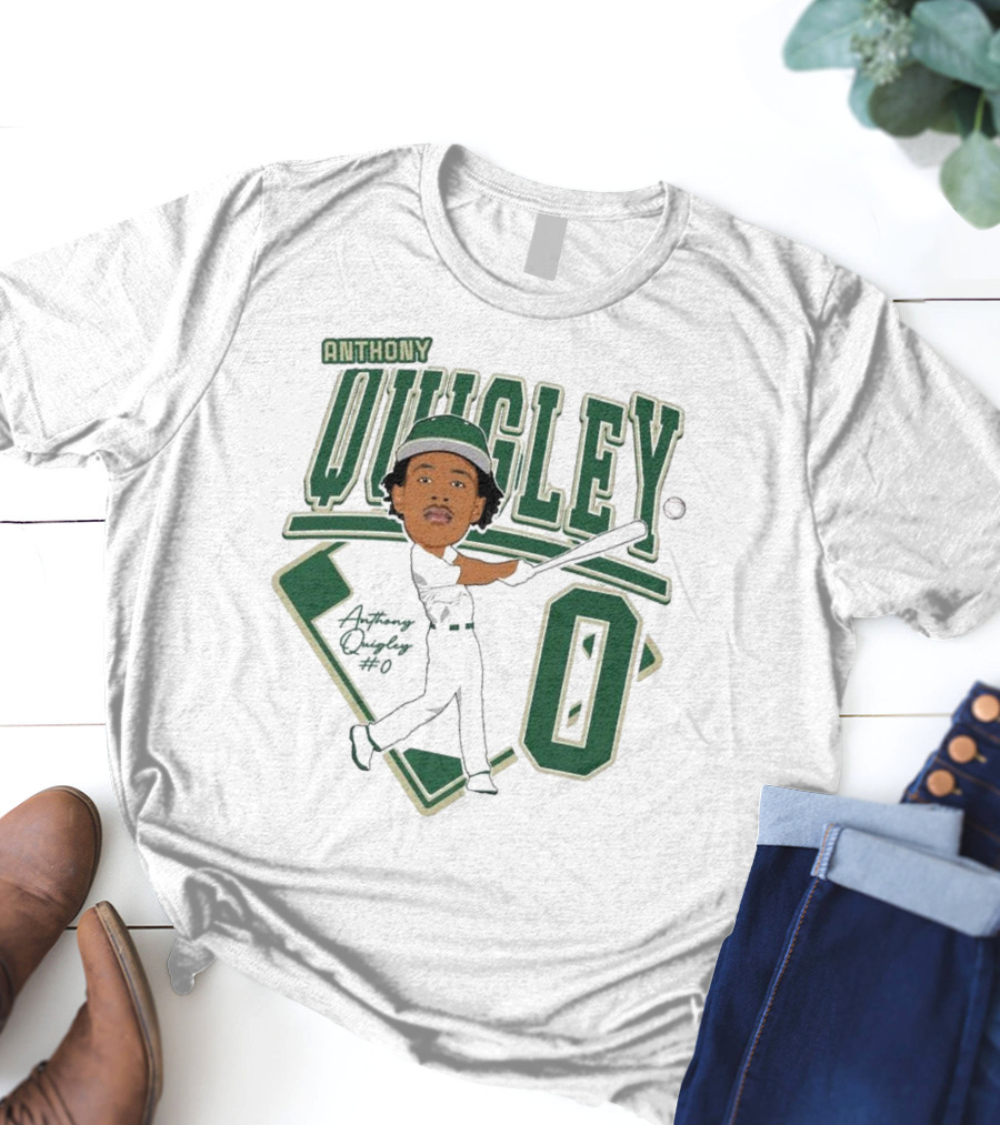 Anthony Quigley Baseball 2025 Player Illustration T-Shirt