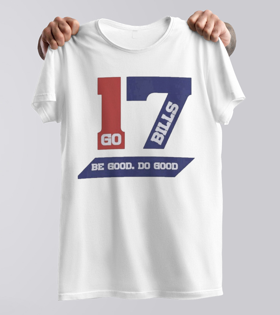 Awesome Josh Allen MVP Go Bills 17 Be Good Do Good God Bless T-Shirt