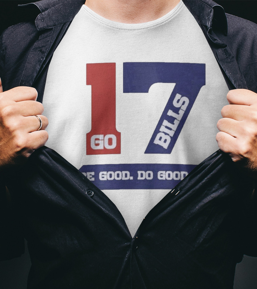 Awesome Josh Allen MVP Go Bills 17 Be Good Do Good God Bless T-Shirt