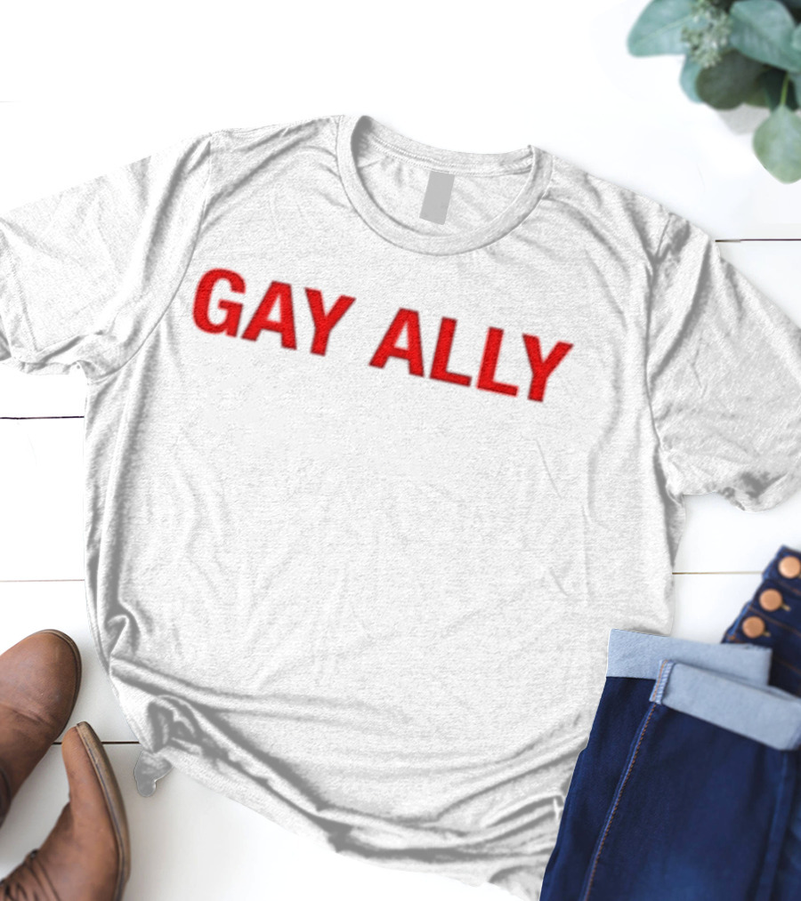 Azealia Banks Gay Ally Red Lettering T-Shirt