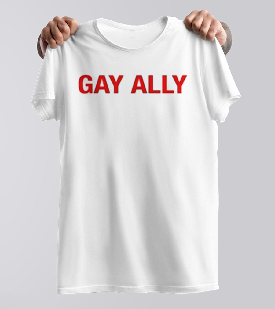 Azealia Banks Gay Ally Red Lettering T-Shirt