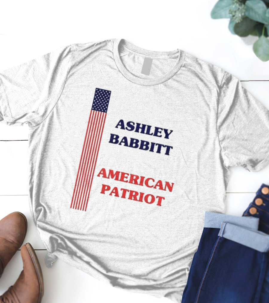 Ashley Babbitt American Patriot Flag Stripe Stars T-Shirt