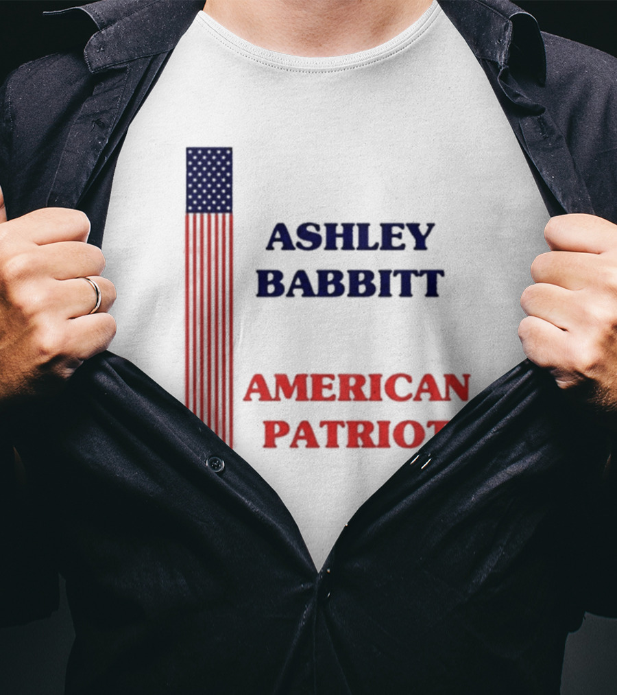 Ashley Babbitt American Patriot Flag Stripe Stars T-Shirt