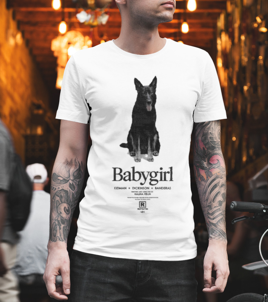 Babygirl Dog Kidman Dickinson Banderas Graphic Silhouette T-Shirt