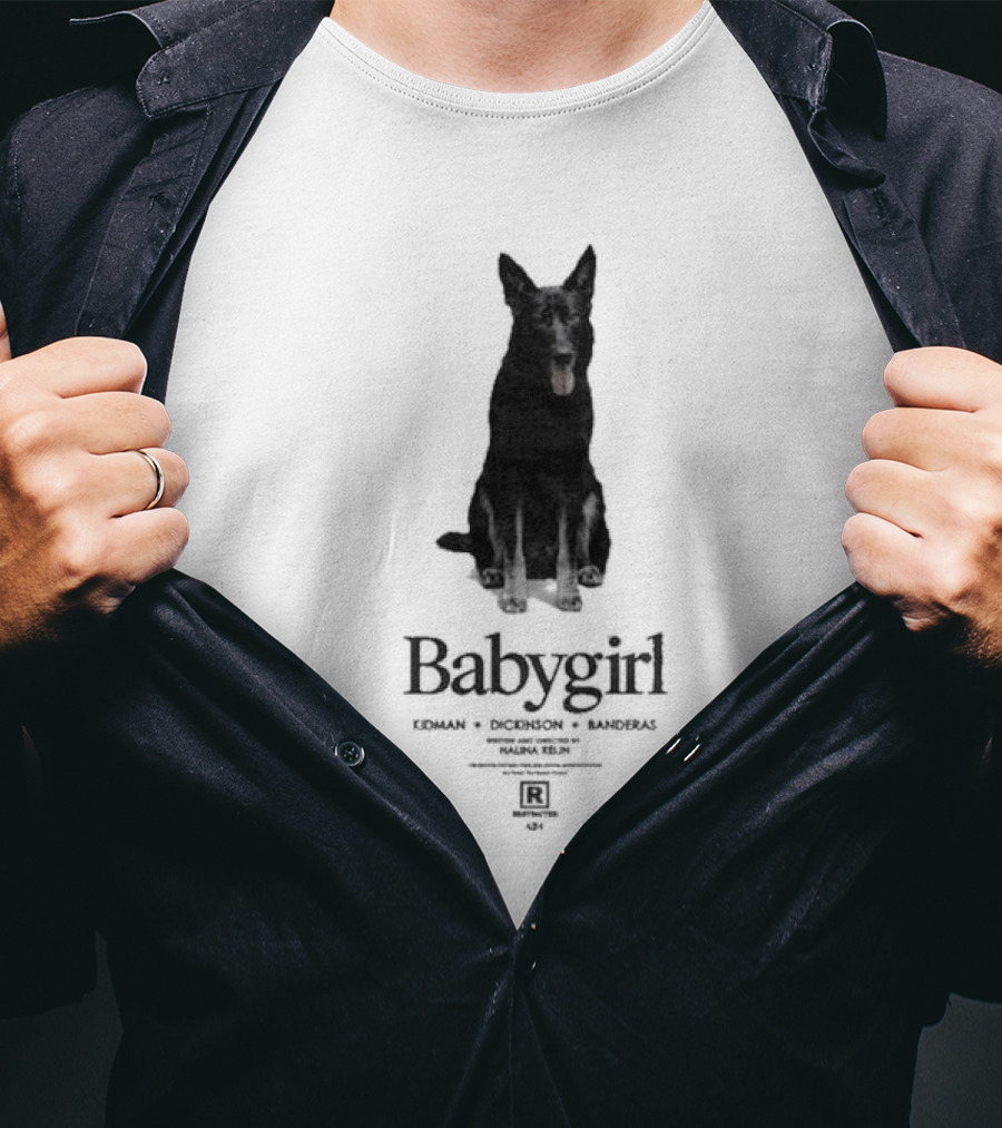 Babygirl Dog Kidman Dickinson Banderas Graphic Silhouette T-Shirt
