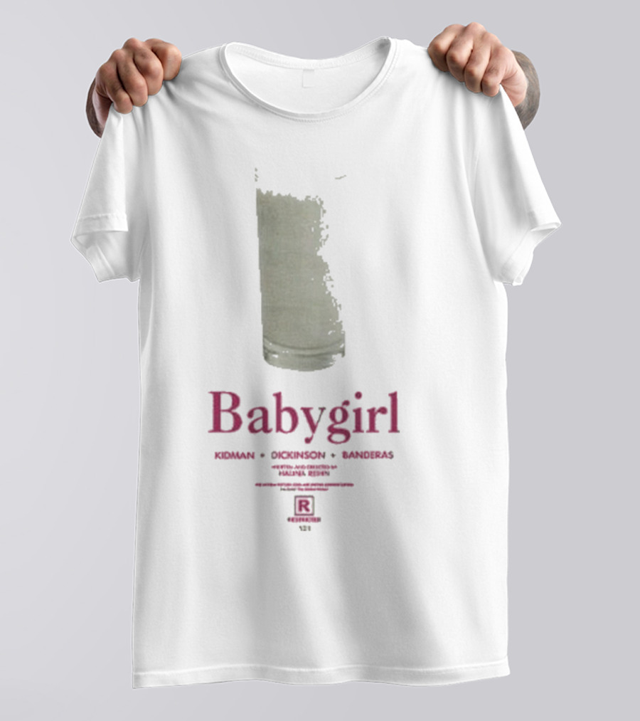 Babygirl Milk Drinking Kidman Johnson Coolidge Design T-Shirt
