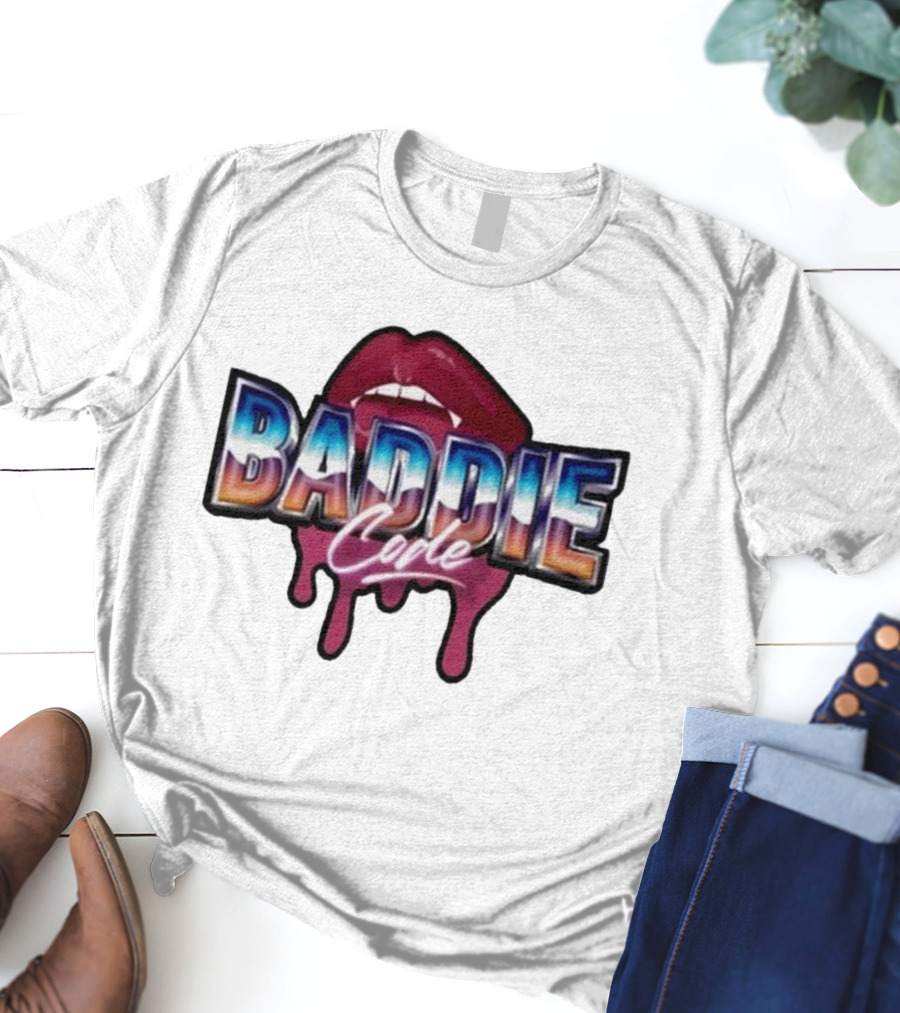 Baddie Code Dripping Lips Urban Style T-Shirt