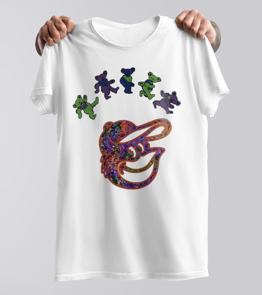 Baltimore Orioles Grateful Dead Night 2025 Dancing Bears T-Shirt