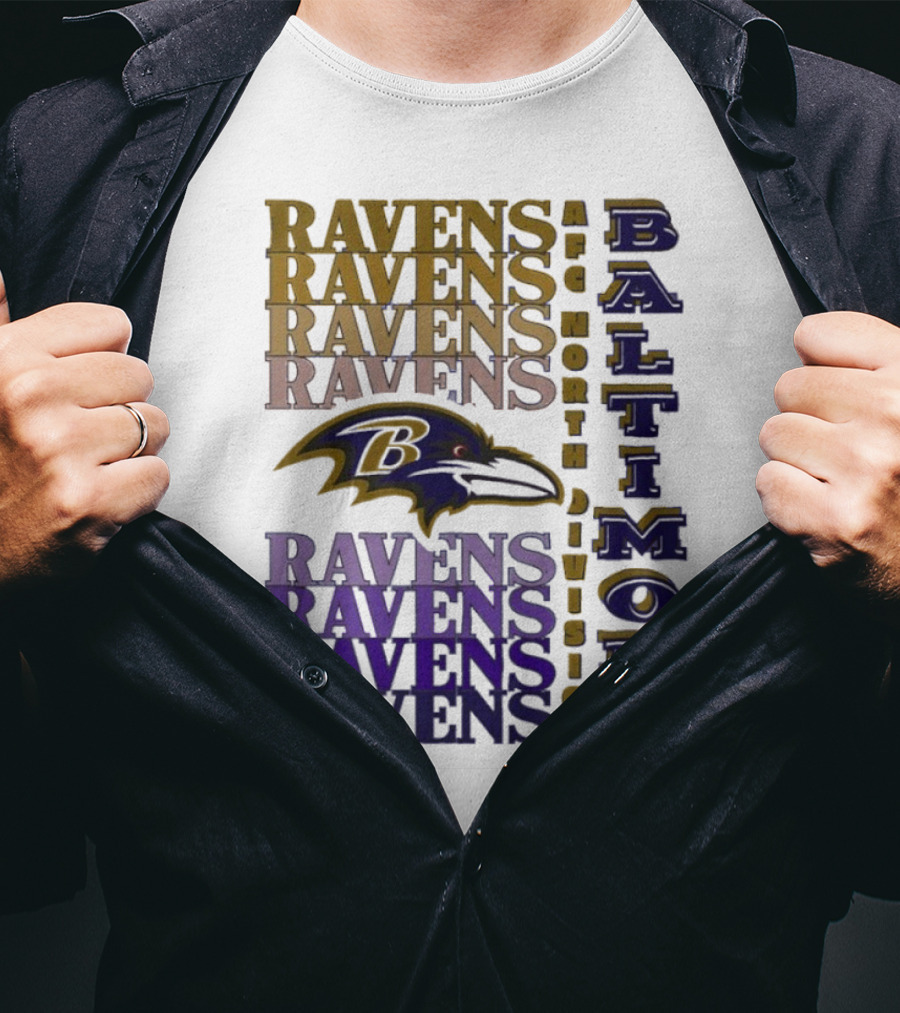 Baltimore Ravens AFC North Division Baltimore Ravens Ravens Ravens Ravens Ravens T-Shirt