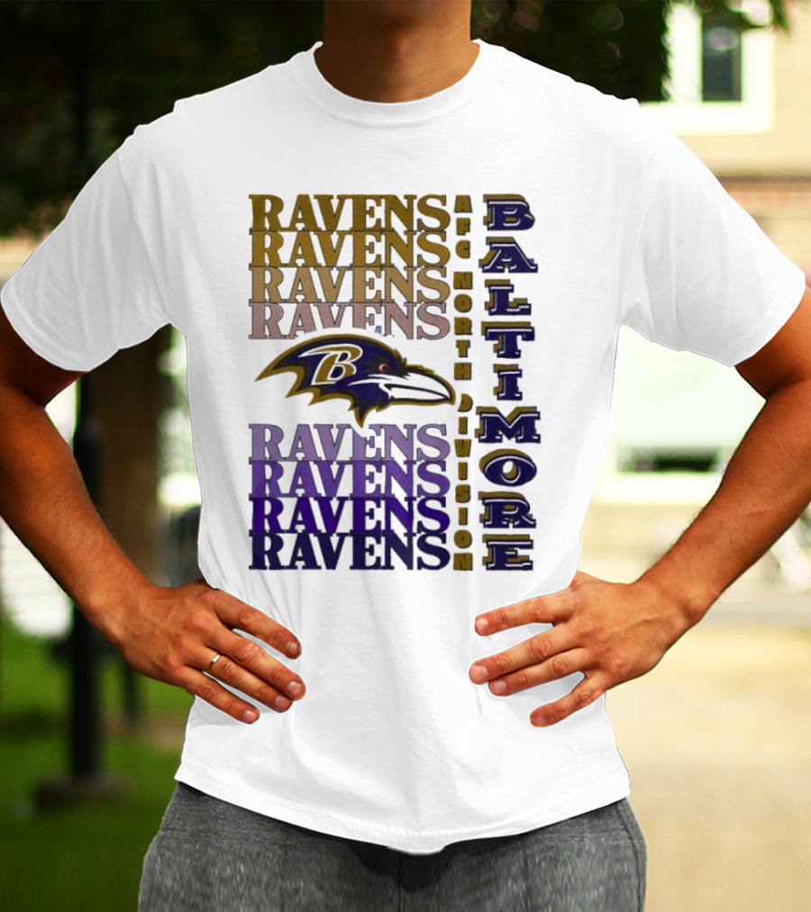 Baltimore Ravens AFC North Division Baltimore Ravens Ravens Ravens Ravens Ravens T-Shirt