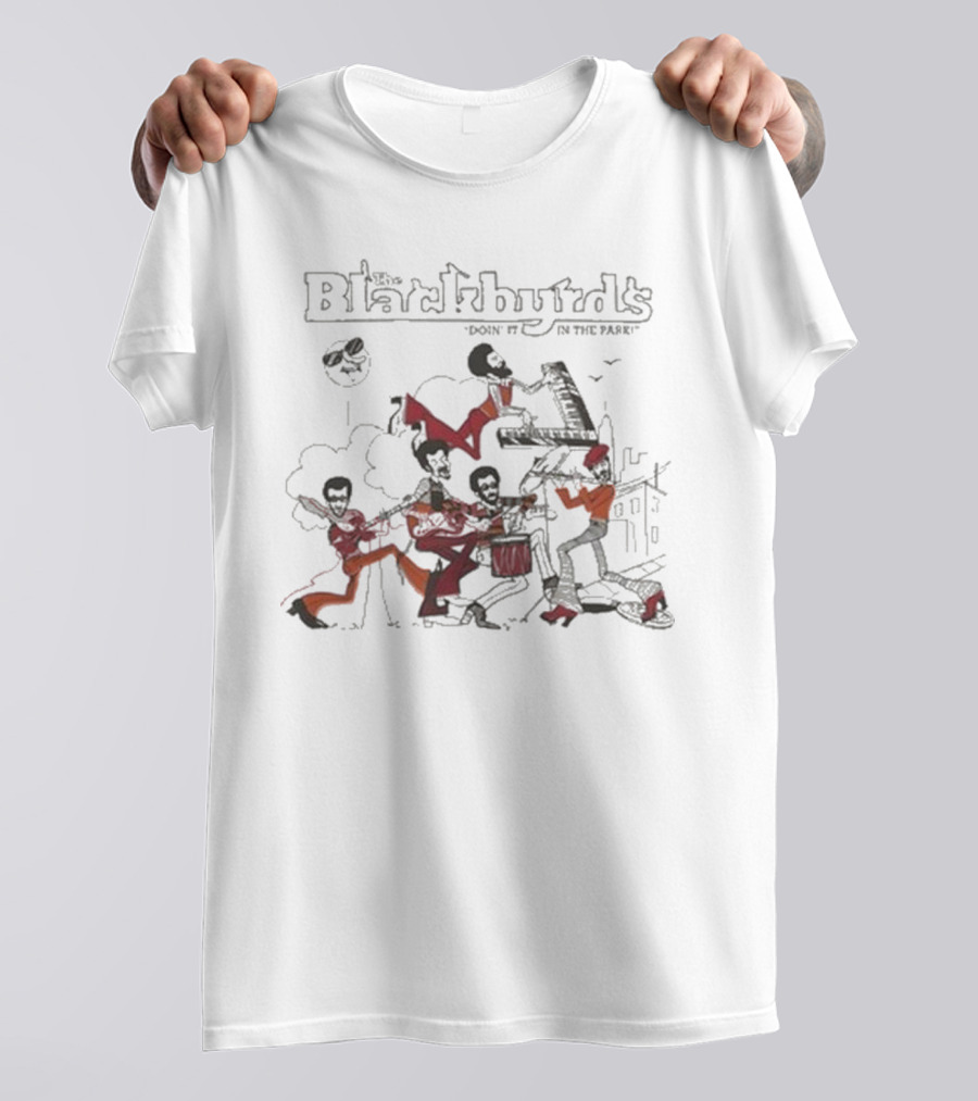 The Blackbyrds Don't It In The Park Funky Band Illustration T-Shirt