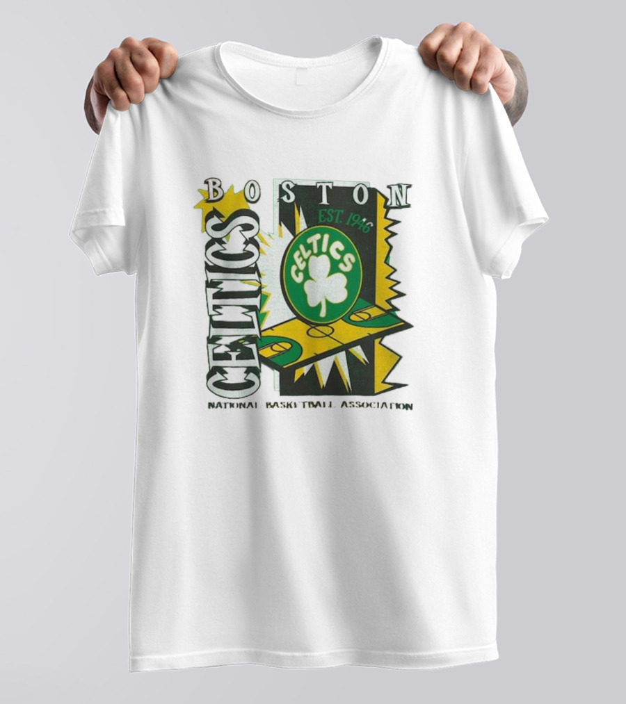 Boston Celtics EST 1946 Mitchell & Ness Youth Retro ’90s National Basketball Association T-Shirt