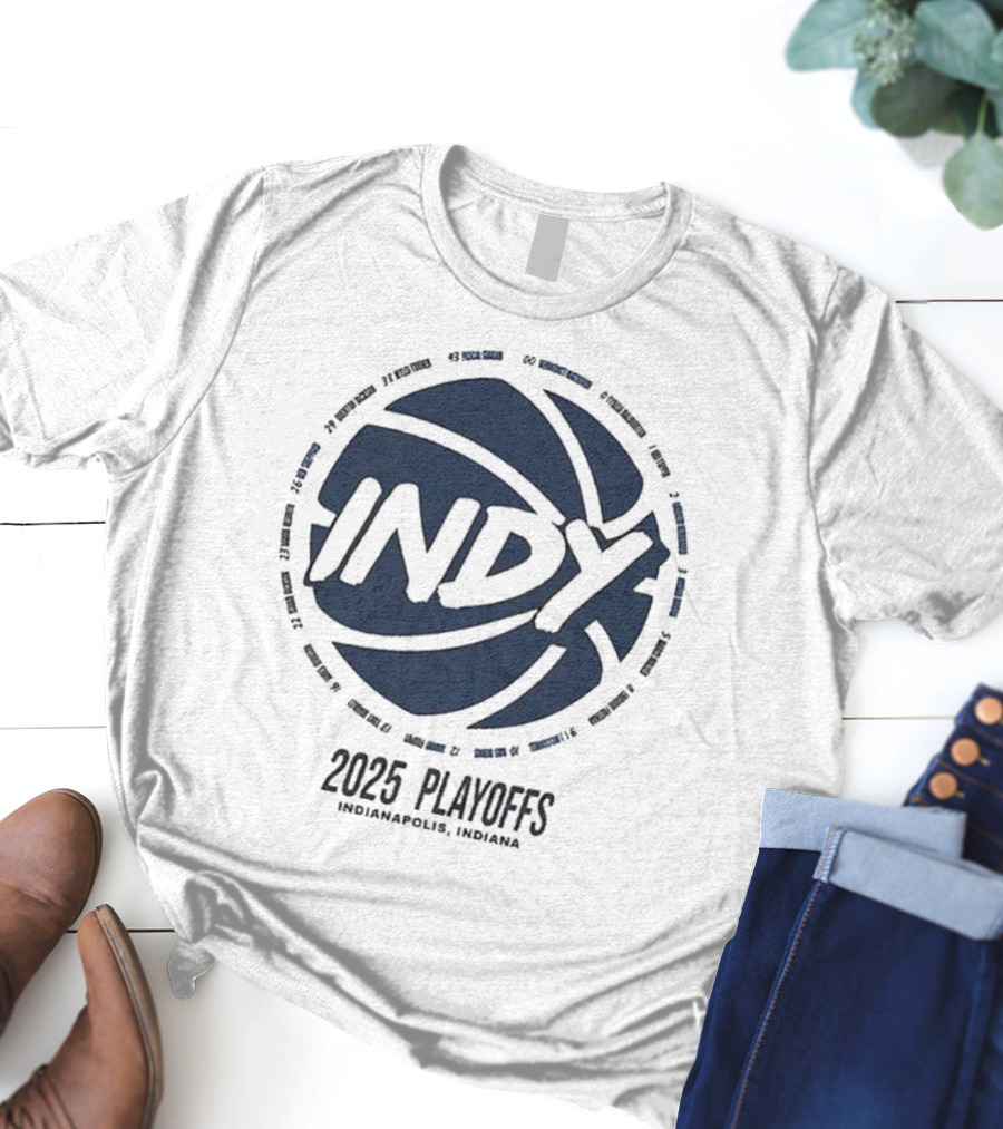 Pacers Indy 2025 Playoffs Hype Caitlin Clark T-Shirt