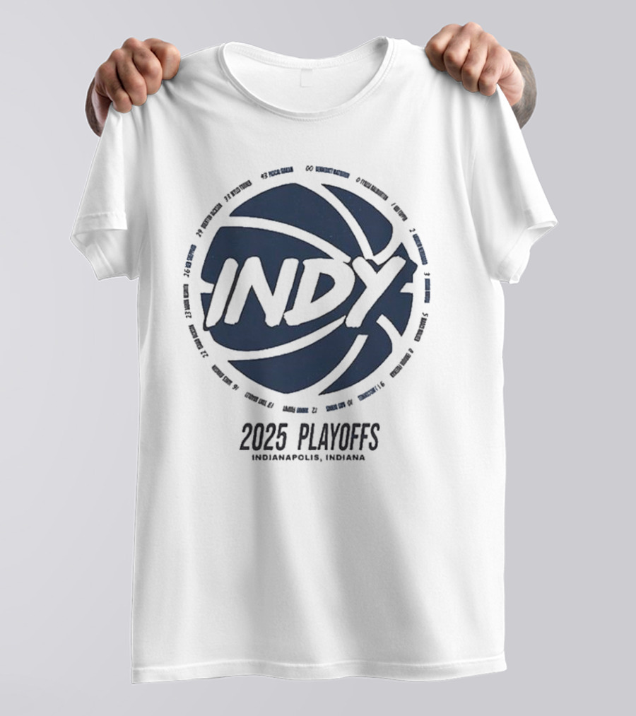 Pacers Indy 2025 Playoffs Hype Caitlin Clark T-Shirt