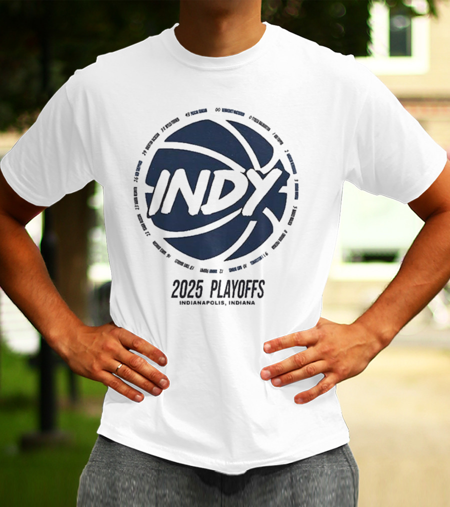 Pacers Indy 2025 Playoffs Hype Caitlin Clark T-Shirt