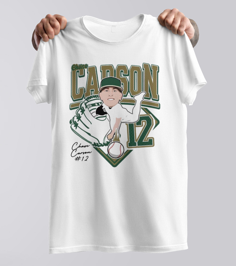 Chase Carson Baseball 2025 Pitcher 12 T-Shirt