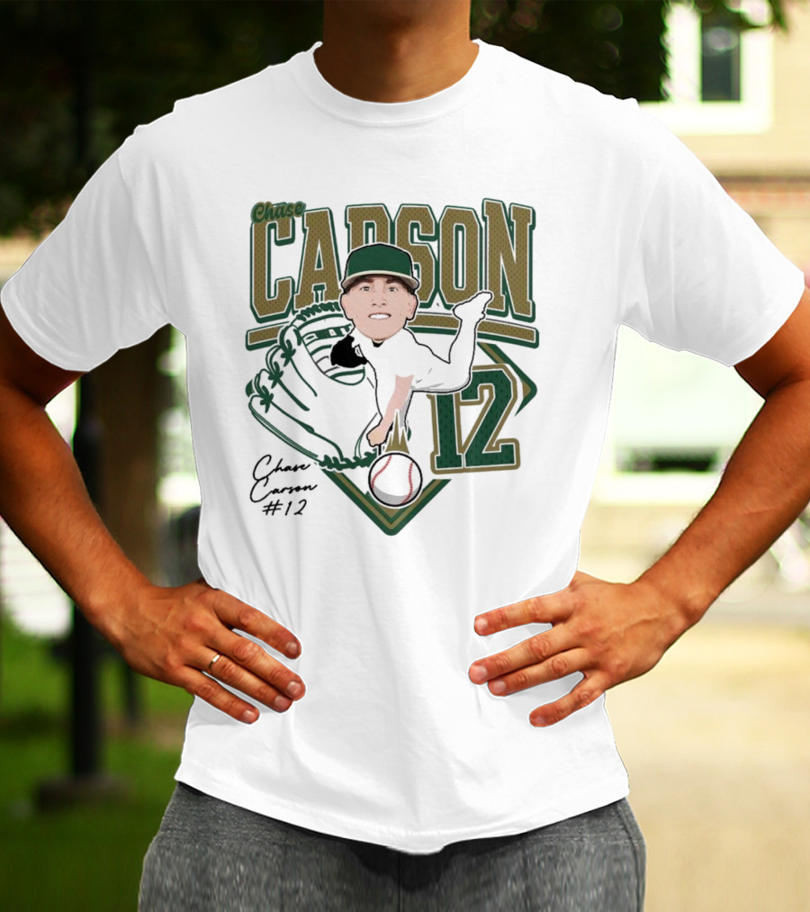 Chase Carson Baseball 2025 Pitcher 12 T-Shirt