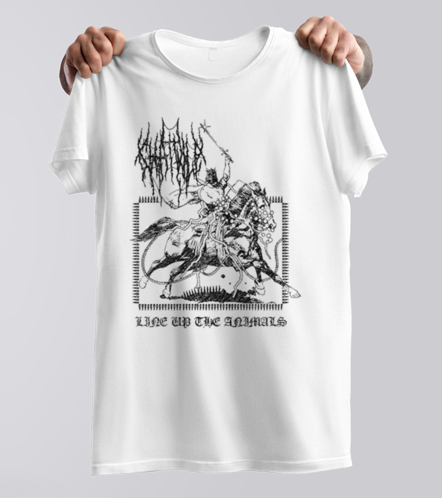 Chat Pile Line Up Looking Out For You Line Up The Animals T-Shirt