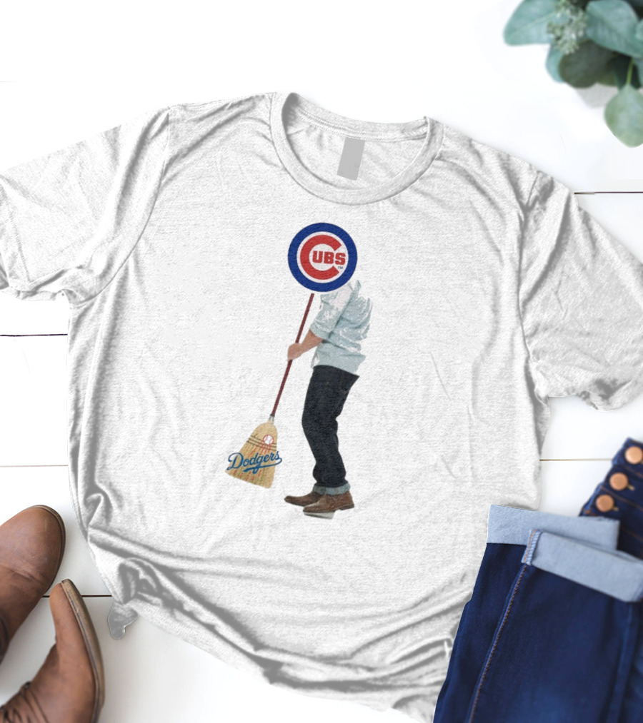 Chicago Cubs Sweeping Los Angeles Dodgers Meme T-Shirt
