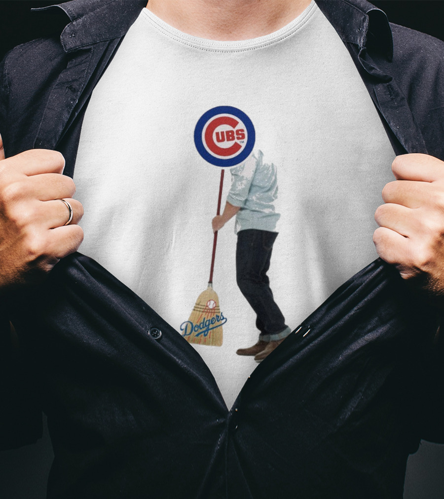 Chicago Cubs Sweeping Los Angeles Dodgers Meme T-Shirt