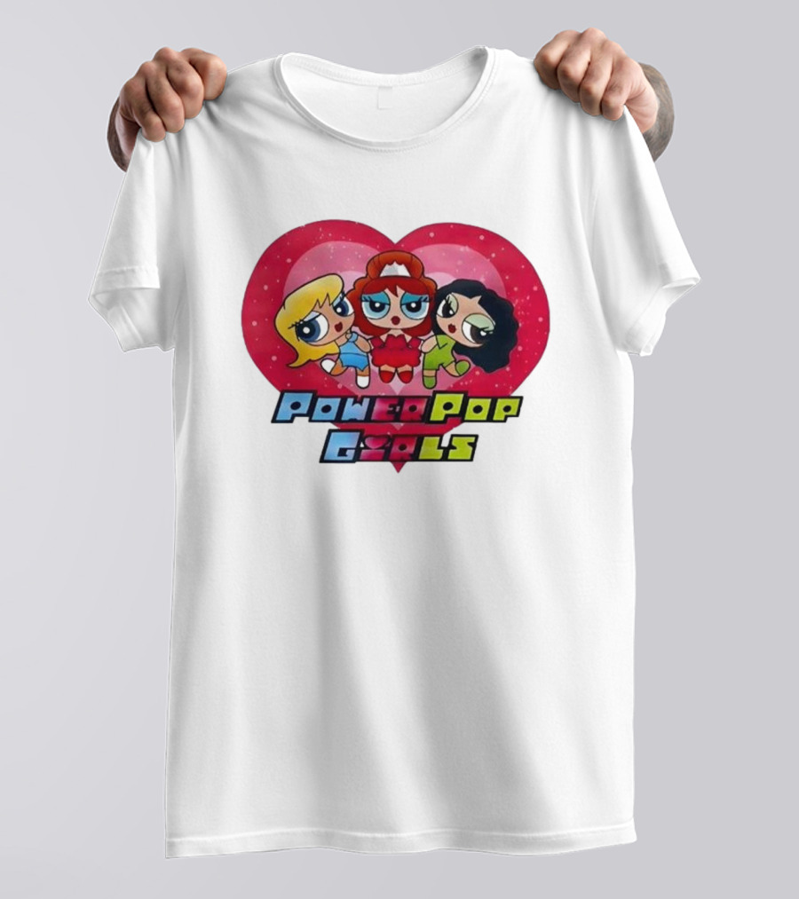 Chappell Roan Power Pop Girls Heart Cartoon Trio T-Shirt