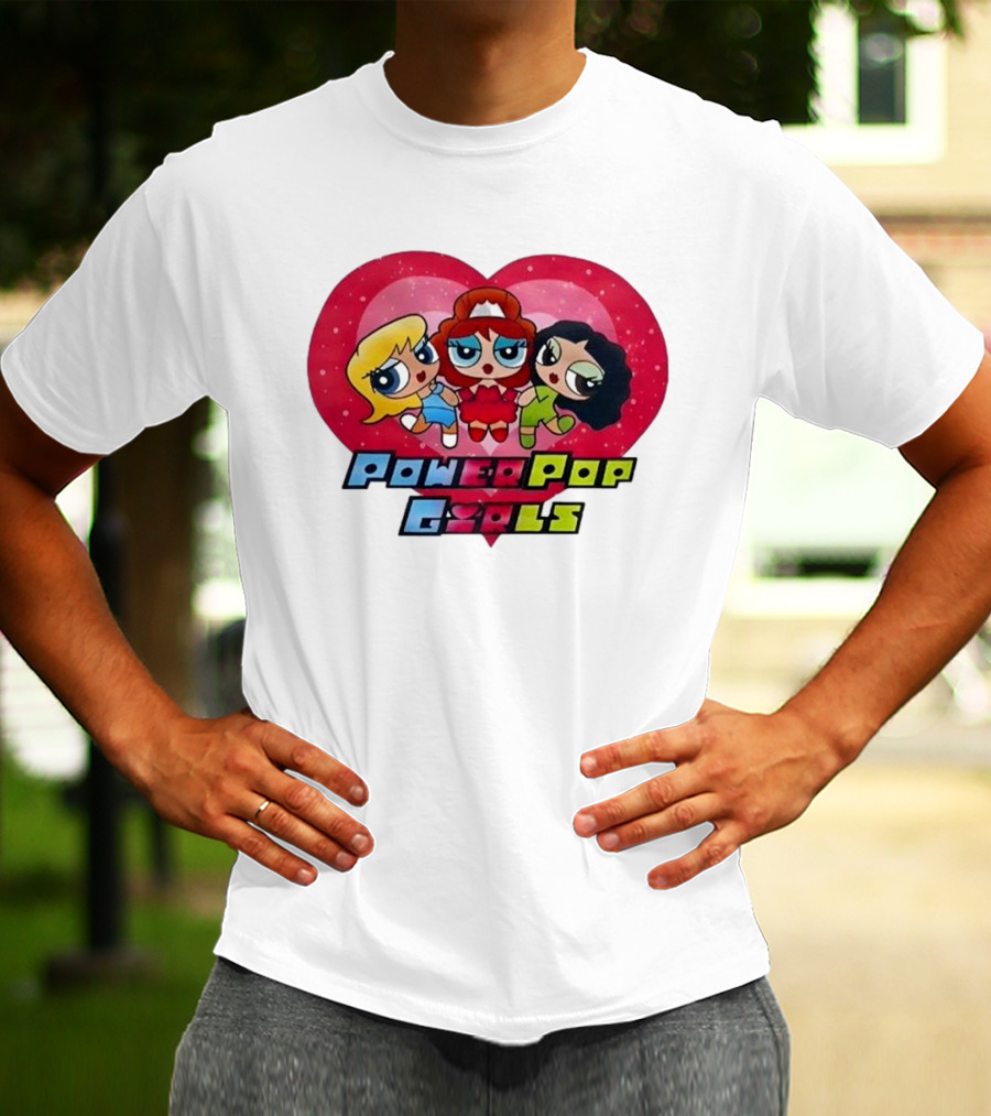 Chappell Roan Power Pop Girls Heart Cartoon Trio T-Shirt