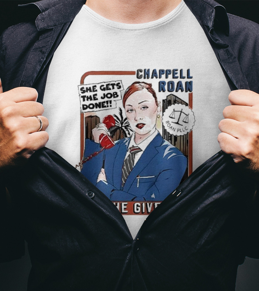 Chappell Roan The Giver Blue Suit Red Rose T-Shirt
