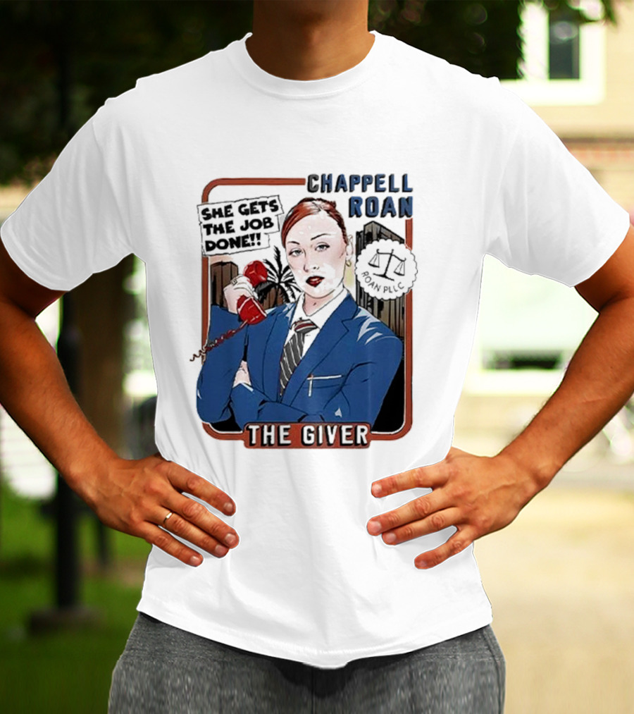 Chappell Roan The Giver Blue Suit Red Rose T-Shirt