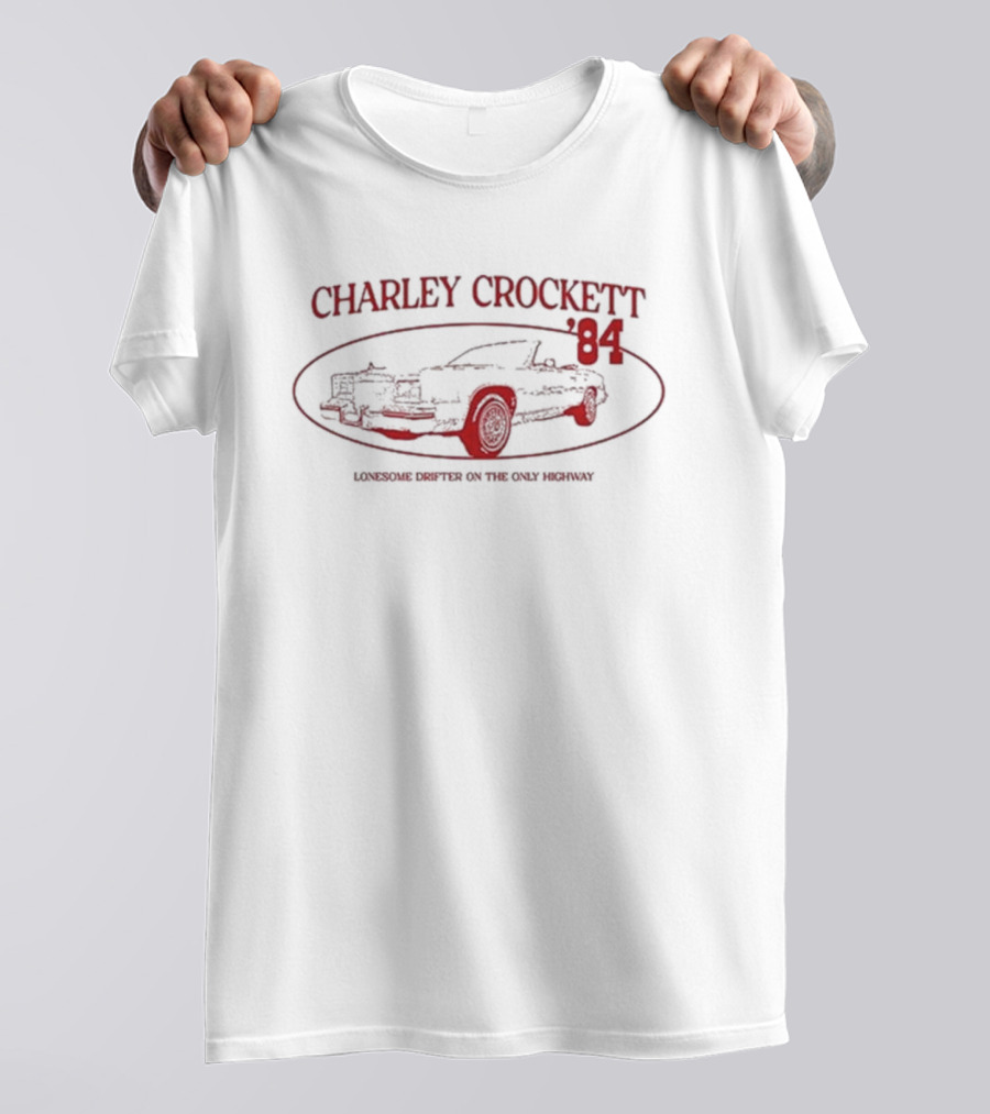 Charley Crockett '84 Caddy Lonesome Cowboy On The Lost Highway T-Shirt