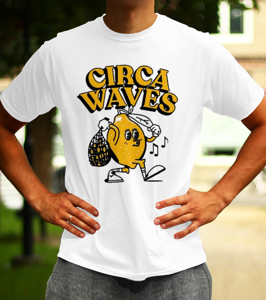 Circa Waves Leroy The Lemon Running Cartoon T-Shirt