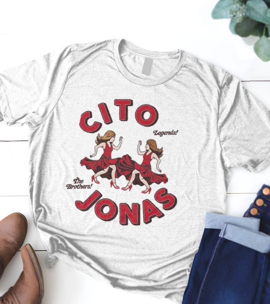 Cito Jonas Legends The Brothers Dancing Twins T-Shirt
